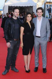 Ryan O'Nan, America Ferrera and Ryan Piers Williams at the premiere of "Fair Game" during the 36th Deauville American Film Festival.