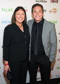 Debbie Olive and Brandon Olive at the world premiere of "Deal."