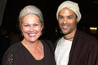 Catherine and Jason Olive at the California premiere of "The Feast of all Saints."