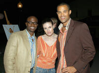 Taye Diggs, Idina Menzel and Jason Olive at the California premiere of "The Comeback."