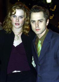 Mariah O'Brien and Giovanni Ribisi at the premiere of "The Gift."