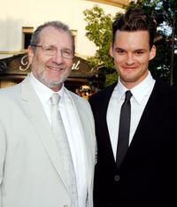 Ed O'Neill and Austin Nichols at the premiere of "John from Cincinnati".
