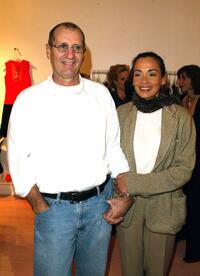 Ed O'Neill and his wife Cathy Rusoff at the opening party of the Nanette Lepore boutique.