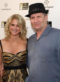 Nanette Lepore and Ed O'Neill at the Nanette Lepore and the Creative Coalition's Fashion Votes event.
