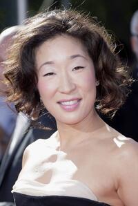 Sandra Oh at the 59th Annual Emmy Awards.