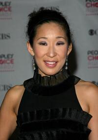 Sandra Oh at the 33rd Annual People's Choice Awards.