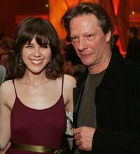 Rini Bell and Chris Cooper at the after party of the premiere of "Jarhead."