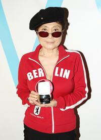 Yoko Ono at the Visual AIDS Strike II Benefit.