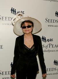 Yoko Ono at the Seeds of Peace 15th annual gala.