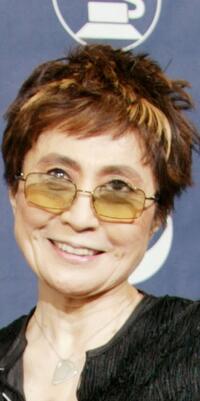 Yoko Ono at the 46th Annual Grammy Awards.