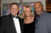 Ed O'Ross, Sam Phillips and James Pickens Jr. pose at the reception for MMPA's 13th Annual Diversity Awards.