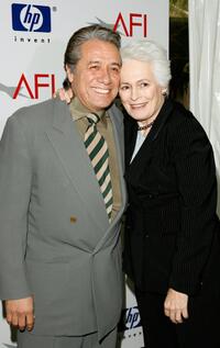 Edward James Olmos and Jean Picker Firstenberg at the Seventh Annual AFI Awards.
