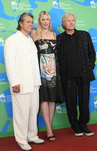 Edward James Olmos, Daryl Hannah and Dutch Rutger Hauer at the 64th Annual Venice Film Festival photocall of "BladeRunner: The final cut".
