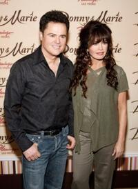 Donny Osmond and Marie Osmond at the Donny and Marie variety show.
