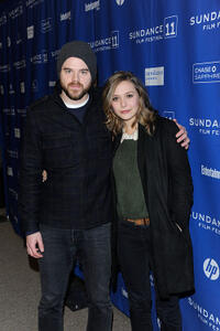 Director/screenwriter Sean Durkin and Elizabeth Olsen at the premiere of "Martha Marcy May Marlene" during the 2011 Sundance Film Festival.