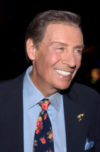 Jerry Orbach at the party for cast members of all three "Law & Order" shows.