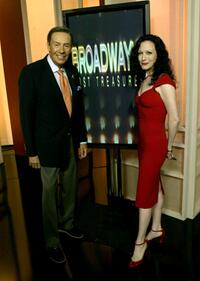 Jerry Orbach and Bebe Neuwirth at the filming segments for "Lost Treasures".