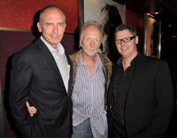 Joe Drake, Tobin Bell and Director David Hackl at the premiere of "Saw V."