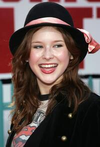 Renee Olstead at the premiere of "Chicken Little."