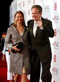 Warren Beatty and Annette Bening at the AFI's 40th Anniversary celebration.