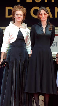 Maria Onetto and director Lucrecia Martel at the France premiere of "La Mujer sin Cabeza" during the 61st Cannes International Film Festival.