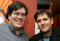Hubbel Palmer and director Chris Bowman at the premiere of "American Fork" during the Slamdance Film Festival.