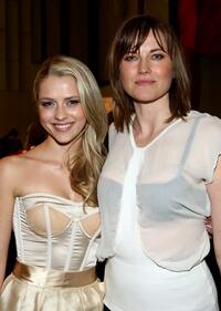 Teresa Palmer and Lucy Lawless at the after party of the premiere of "Bedtime Stories."