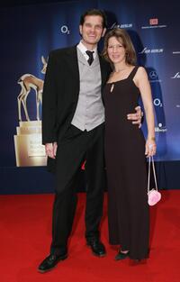 Gotz Otto and Sabine Louys at the Bambi Awards 2005.