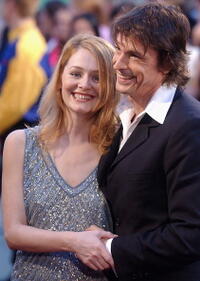 Miranda Otto and Peter O'Brien at the Australian premiere of "The Lord of the Rings: The Two Towers".