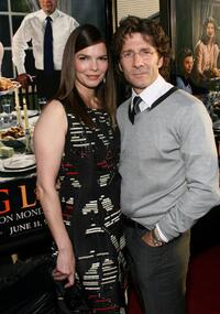 Jeanne Tripplehorn and Leland Orser at the premiere of "Big Love."