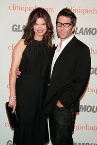 Jeanne Tripplehorn and Leland Orser at the Glamour Reel Moments party.