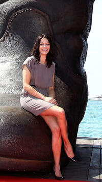 Latifa Ouaou at the photocall of "Puss in Boots" during the 64th Cannes Film Festival.
