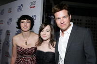 Writer Diablo Cody, actors Ellen Page and Jason Bateman at the screening of "Juno" during AFI FEST 2007 in Hollywood. 