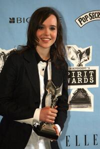 Ellen Page at the 2008 Spirit Awards.