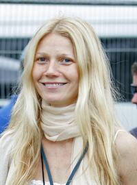 Gwyneth Paltrow at the Glastonbury Music Festival 2005.