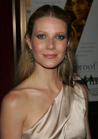 Gwyneth Paltrow at the premiere of "Proof."