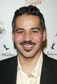 John Ortiz at the after party of the play "Anna in the Tropics."