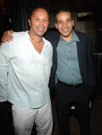 Nelson Vasquez and John Ortiz at the New York International Latino Film Festival screening of "El Cantante."