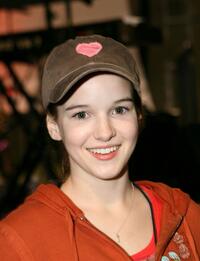 Kay Panabaker at the Orange County Fylers game.