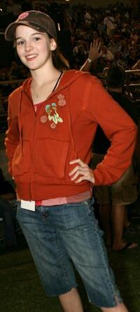 Kay Panabaker at the Orange County Fylers game.