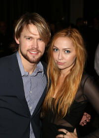 Chord Overstreet and songwriter Brandi Cyrus at the 2013 BMI Pop Awards in California.