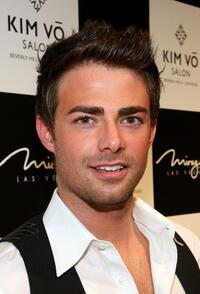 Jonathan Bennett at the grand opening of the Kim Vo Salon.