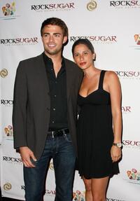 Jonathan Bennett and Aly Moses at the RockSugar Pan Asian Kitchen Launch party.