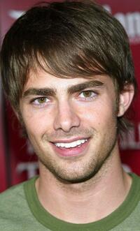 Jonathan Bennett at the grand opening of The Twilight Zone Tower of Power ride.