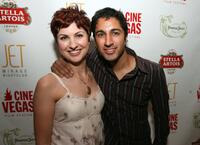 Maulik Pancholy and Guest at the Jet Nightclub during the CineVegas Film Festival.