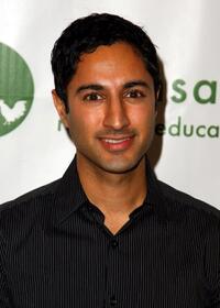 Maulik Pancholy at the Winter Wonderland for the Animals: A Farm Sanctuary Benefit.