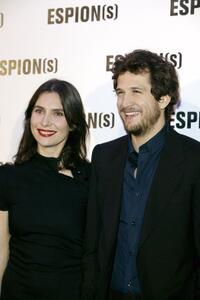 Geraldine Pailhas and Guillaume Canet at the Paris premiere of "Espion."