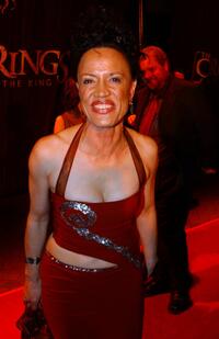 Rena Owen at the after party of "Lord of the Rings."