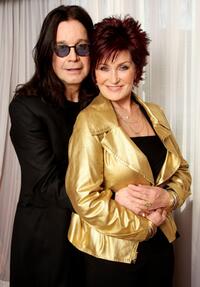 Ozzy Osbourne and Sharon Osbourne at the BRIT Awards.