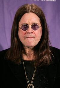 Ozzy Osbourne at the 21st Annual Rock And Roll Hall Of Fame Induction Ceremony.